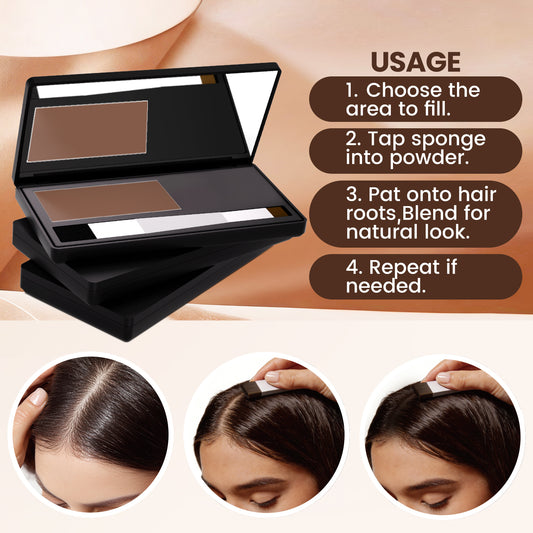 Four color/three color hair sideburns makeup powder
