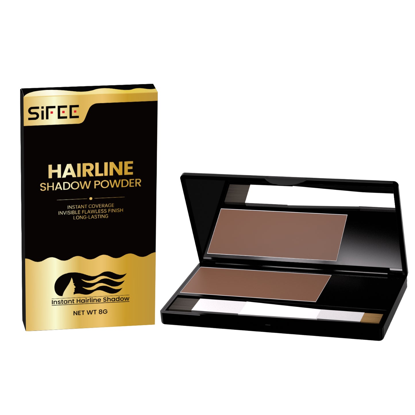 Hair line powder forehead hair supplement