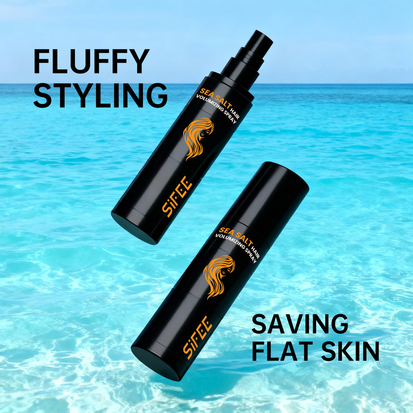 Hair fluffy wash free spray