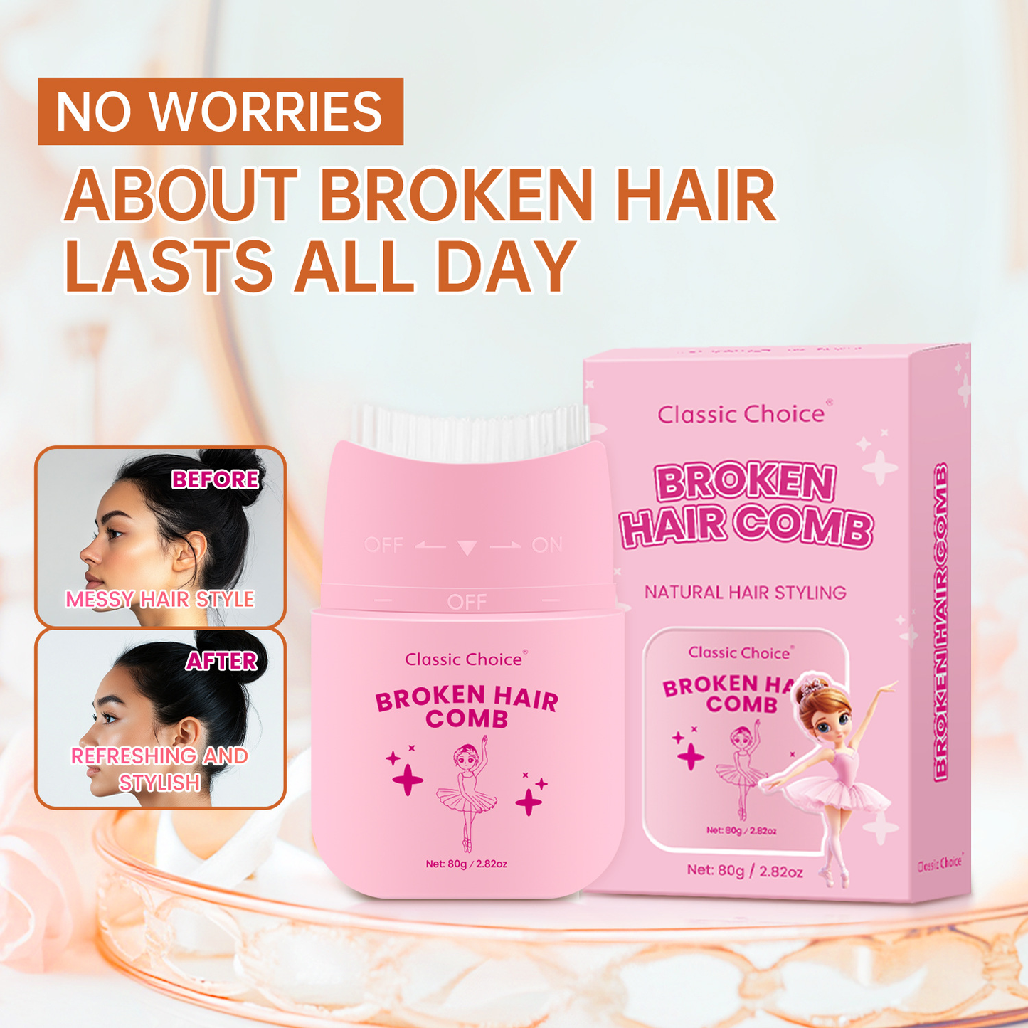 Hair styling cream and gel are not greasy