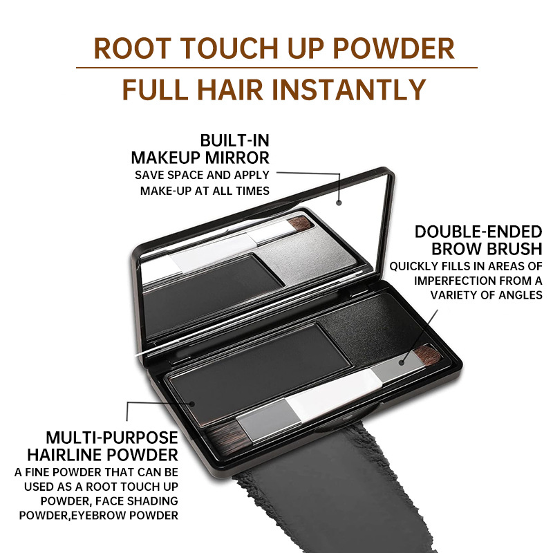 Hair line powder forehead hair supplement